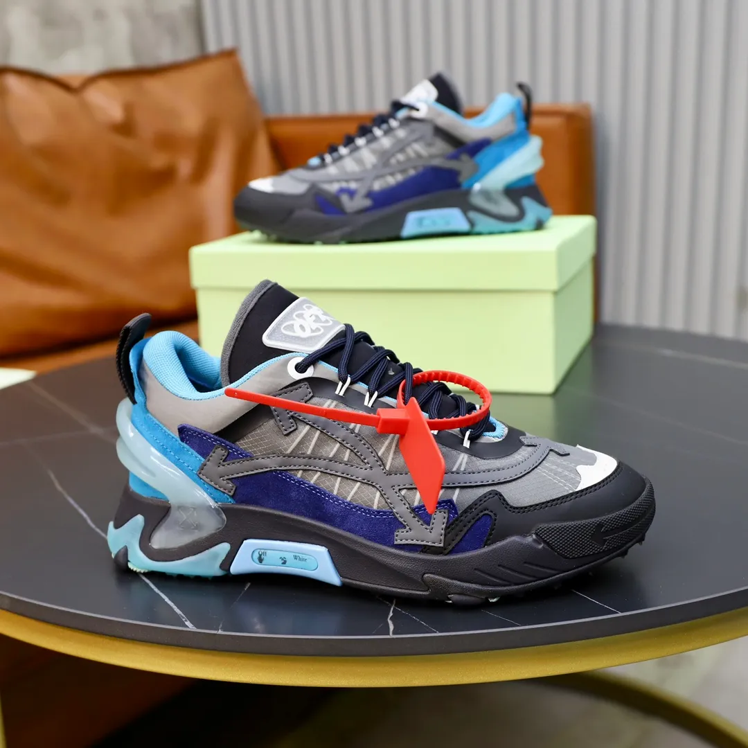 Men's shoes: 330💶[off-white]👫 Original one-to-one replica, high-end quality🥳The latest model has not been listed on the official website yet, the top version. Fabric: Imported open-edge beaded laminated leather Lining: Imported breathable mesh Outsole: Original foam soft, light and wear-resistant Imported TPU combination sole Male 38-44 (customized at 45)